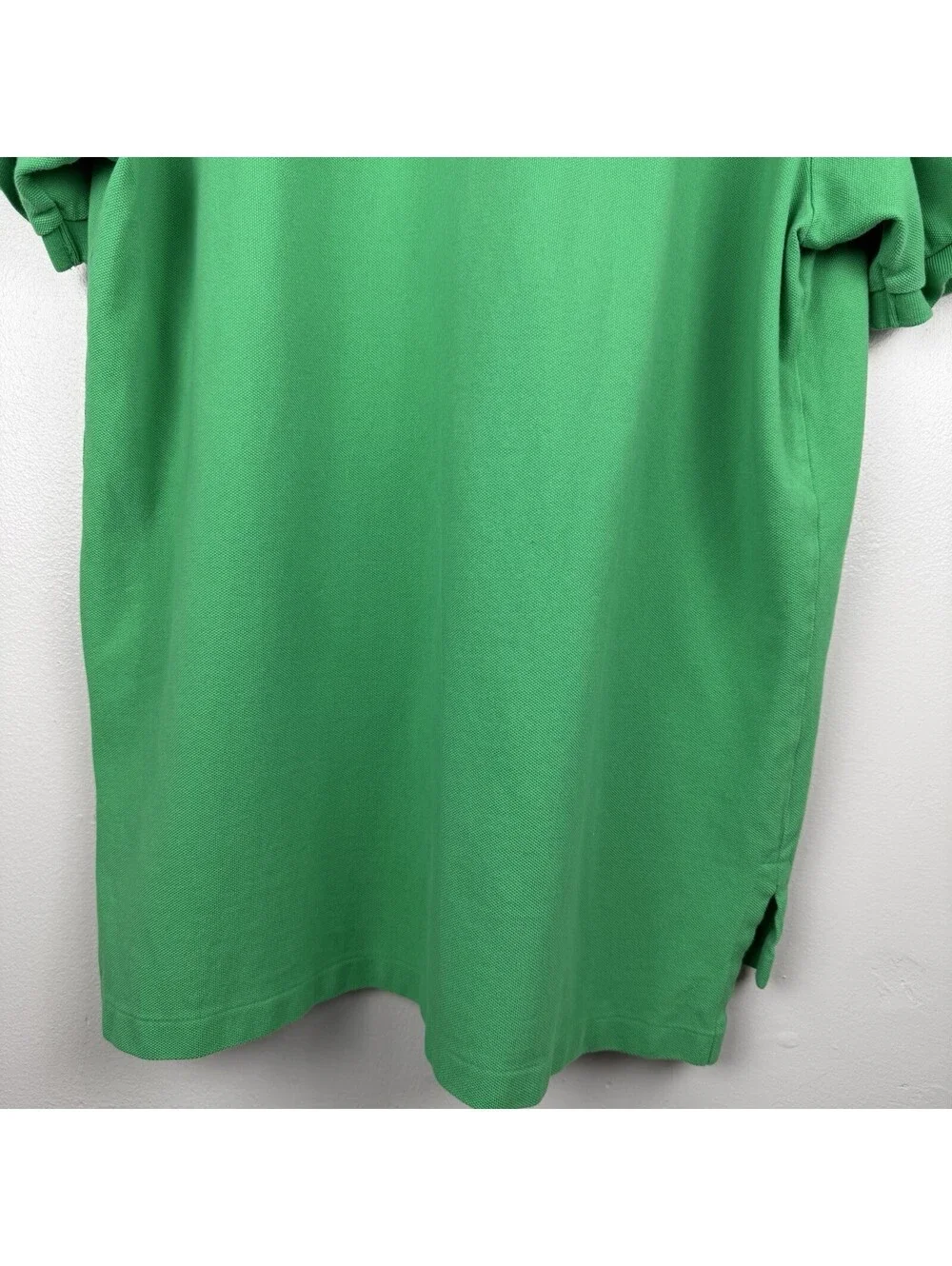 Polo Ralph Lauren Shirt Mens XL Green Pink Pony Pique Cotton Short Sleeve Preppy